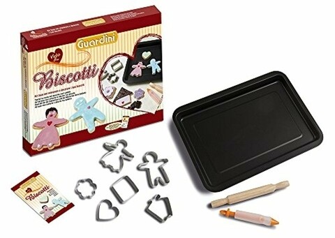 Set tava de copt si ustensile pentru prajituri 9 piese, Guardini Happy, otel
