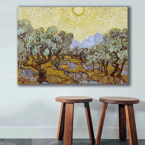 Tablou decorativ, 70100vangogh005, canvas , lemn, multicolor