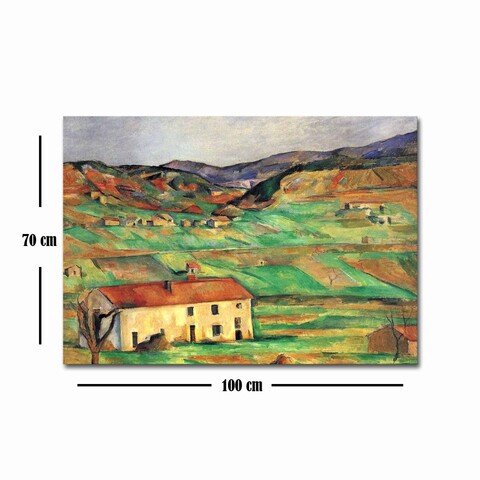 Tablou decorativ, 70100FAMOUSART-045, Canvas, 70 x 100 cm, Multicolor