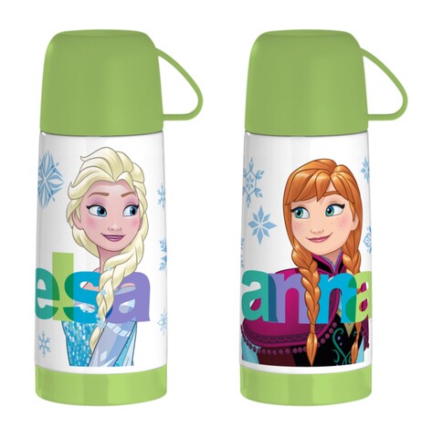 Cana termos Frozen, Disney, 320 ml, inox, verde