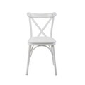 Scaun, Vella, Oliver Chair, 46x87x48 cm, PAL, Alb