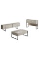 Set mobilier living, Bexley, Luxe Set, Travertin / Argint