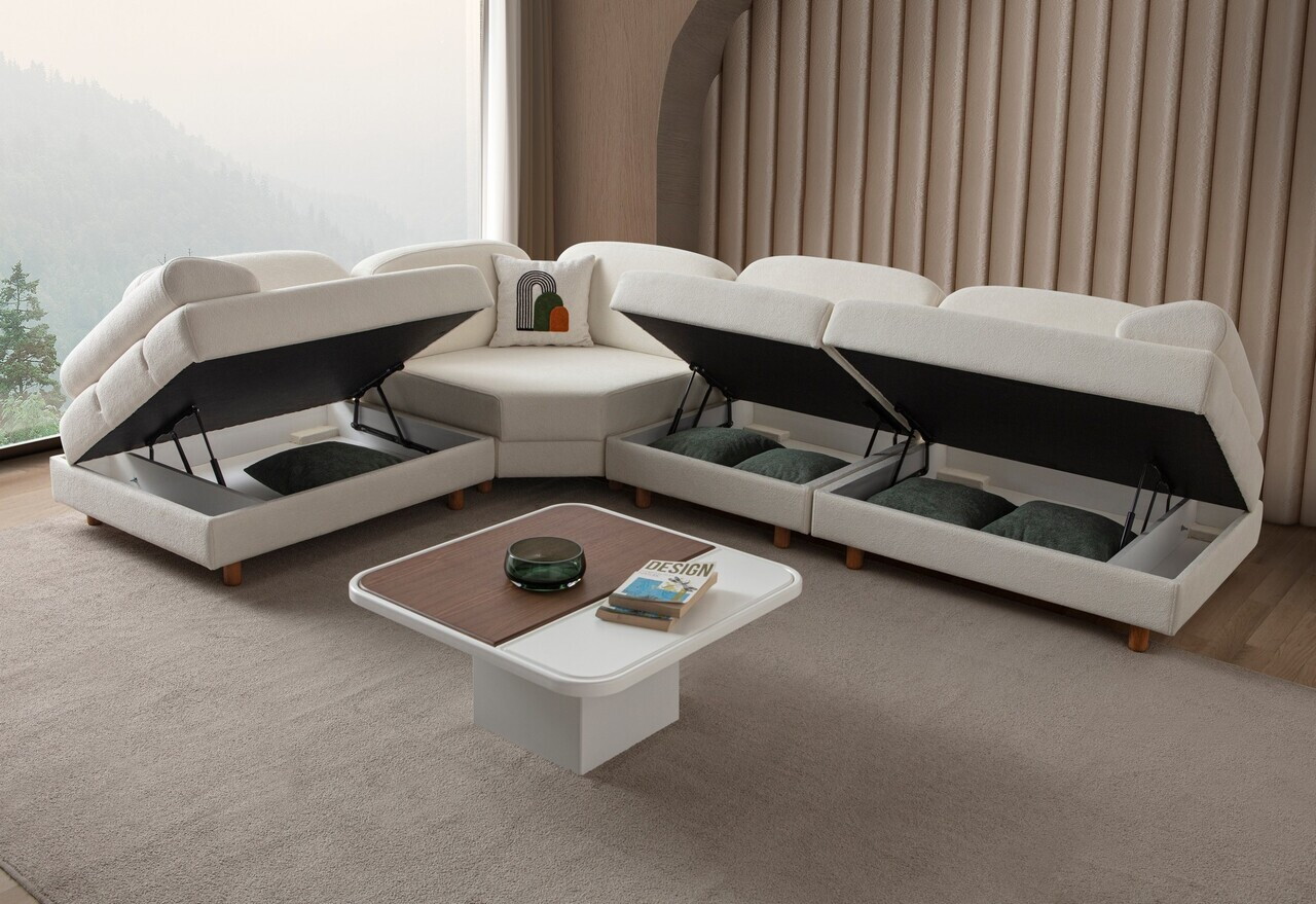 Coltar, Atelier del Sofa, 752EST1442, Alb — imaginea 3
