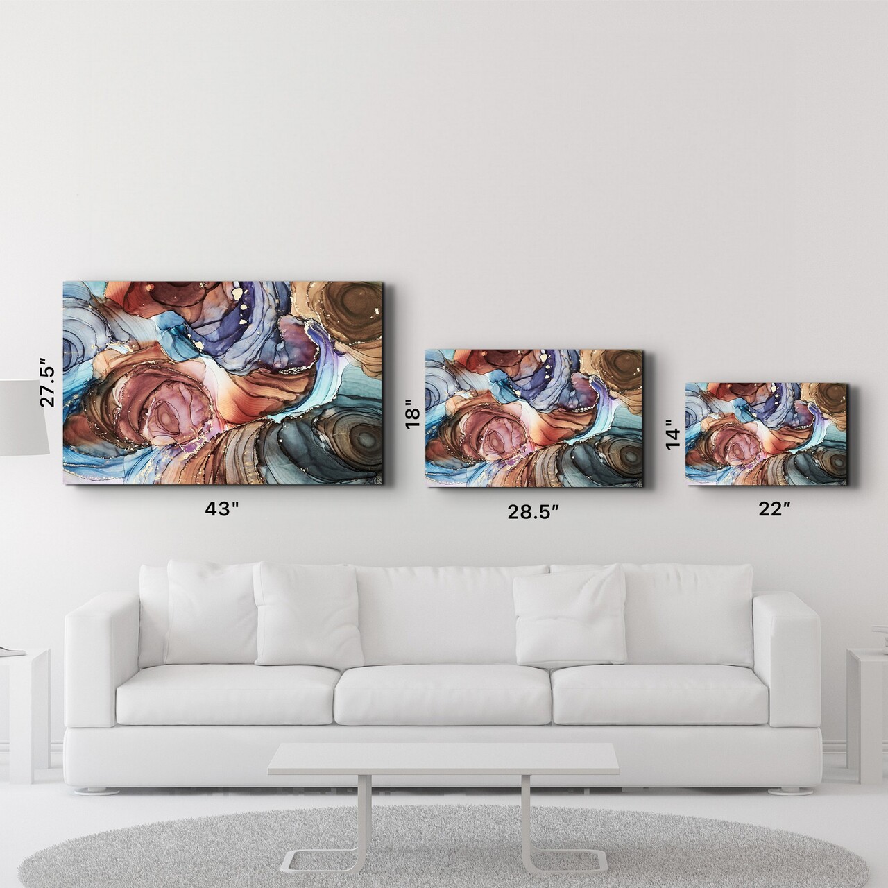 Tablou decorativ, SPR-1336, Dimensiuni: 70 x 110 cm, Multicolor - view 6