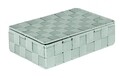 Organizator pentru baie cu 4 compartimente, Wenko, Adria Small, 17 x 7.5 x 26 cm, 100% polipropilena, verde