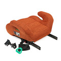 Inaltator auto copii R129 Cu Isofix, U-Grow, 125-150  cm, HDPE/poliester, caramiziu