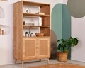 Corp biblioteca, Wolina, Jüt Bookshelf, 40x90x110 cm, Lemn, Stejar