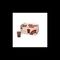 Set 6 pahare Diamond, Bormioli, 80 ml, rosu