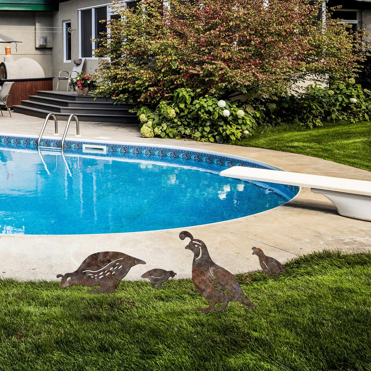 Obiect decorativ de grădină, Fam 12, Maro antichizat - imagine 3