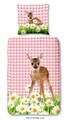 Lenjerie de pat pentru o persoana, Good Morning, Bambi, 100% bumbac, 2 piese, multicolor