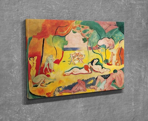 Tablou decorativ, dc282, canvas, lemn, multicolor