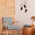 Lustra, Tatum, 584TTM1409, Metal, Negru