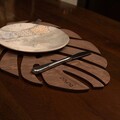 Set suporturi pentru farfurie, Payna, 790PYN1163, Lemn , Produs lucrat manual, Wenge