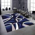 Covor, Woopamuk203, 120x180 cm, Albastru navy