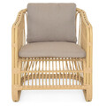 Set mobilier pentru exterior, 4 piese Surabaya, 77x67.5x79 cm, aluminiu/sticla securizata, natur/gri
