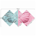 Set 4 tablouri decorative, 4MDF4811564, MDF, Imprimat UV, Multicolor