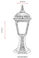 Lampa de exterior, Avonni, 685AVN1231, Plastic ABS, Maro