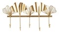 Cuier 5 Leaves, Mauro Ferretti, 49.5x26.3 cm, fier, auriu