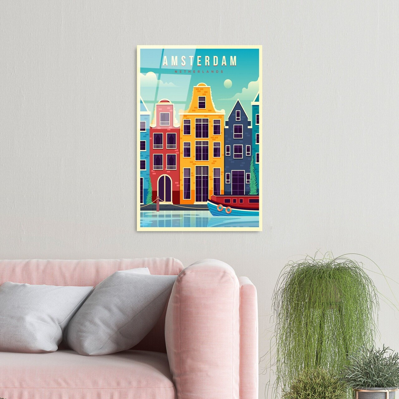 Tablou decorativ, UV-1028, 30 x 45 cm, Multicolor — imaginea 2
