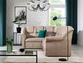 Coltar extensibil stanga 3 locuri ELTAP, LII-068, Lord II, 243x195x112 cm, lemn/poliester, bej inchis