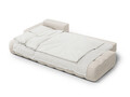 Coltar extensibil stanga 3 locuri, Linz, Cosmopolitan Design, 275x142x84 cm, cotiera dreapta, tesatura structurata, bej