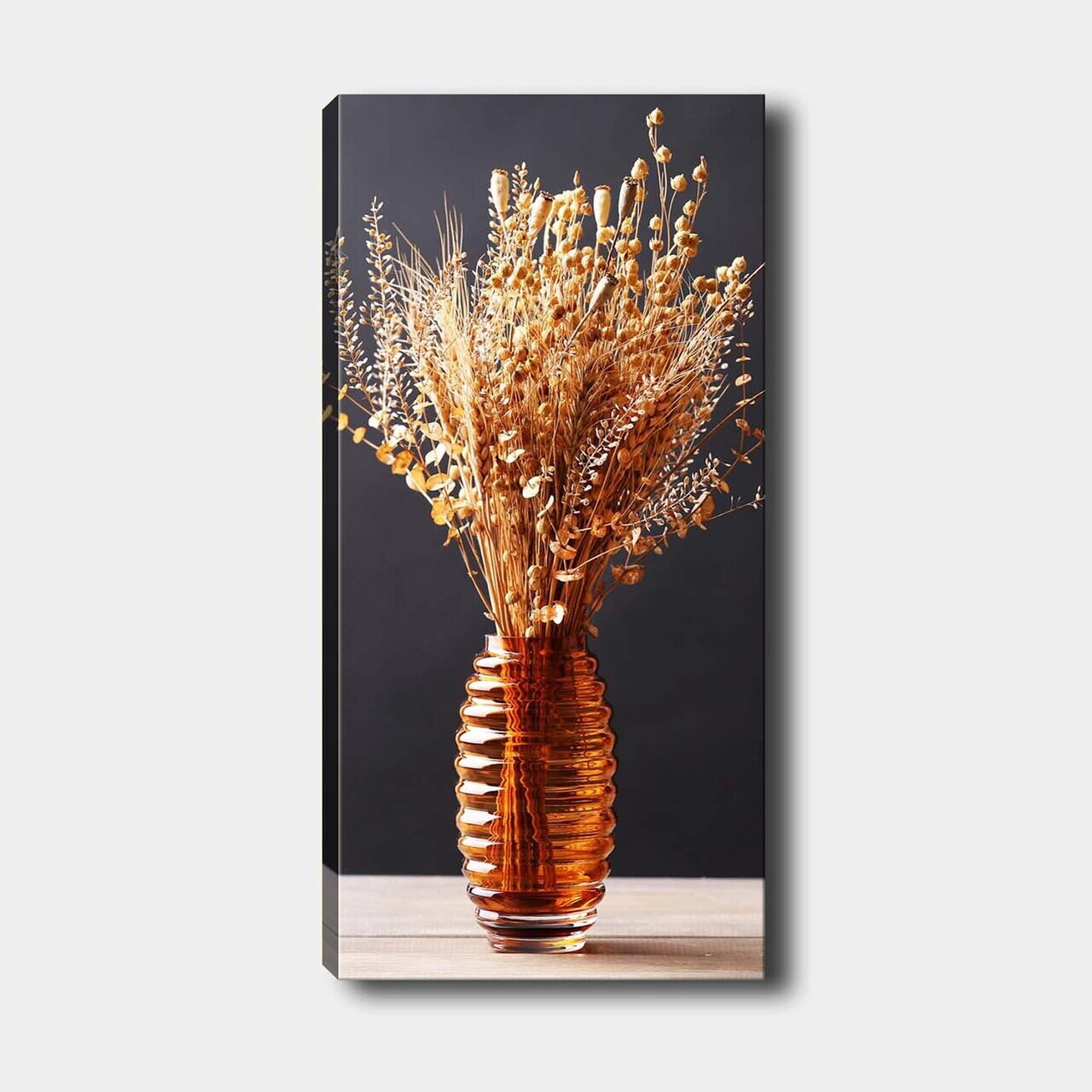 Tablou decorativ, DKY4248310130_50120, Canvas, Rama din lemn (grosime 3 cm), Multicolor — imaginea 2