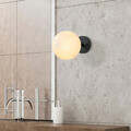 Aplica de perete, Fulgor, 942FLG2110, Metal, Negru / Crem