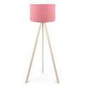 Lampadar, Insignio, 780SGN2420, 70% MDF/30% tesatura PVC, Roz / Stejar