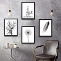 Set 4 tablouri decorative, White Running Horse Set, PAL, Hartie, Multicolor
