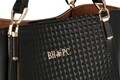 Geanta Pyramid, Beverly Hills Polo Club, 611, piele ecologica, negru