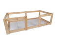 Patut pentru copii Baby Nest, Dekzy, Plus 107, 196x96x55 cm, Stejar