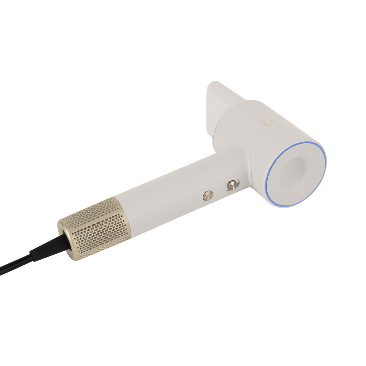 Uscator de par Fashion TV, Matte Cream-Gold, 1350-1600W, 3 viteze, 3 trepte de temperatura, crem - imagine 6