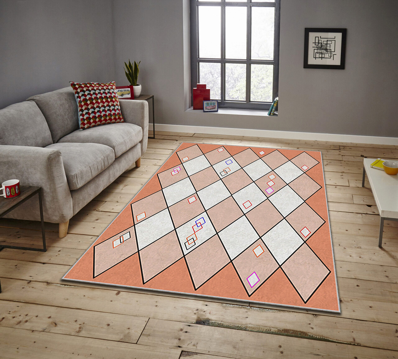 Covor ASR CRPT-63  100x140 cm Poliester Multicolor