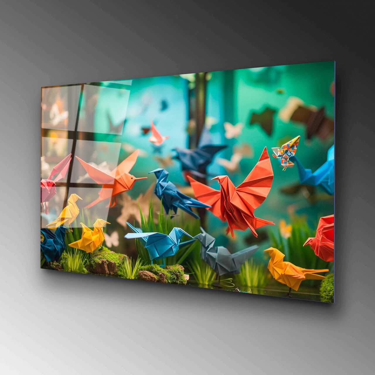 Tablou decorativ, UV-1193, 70 x 100 cm, Multicolor - view 5