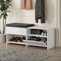 Pantofar, Decortie, Filux Bench, 120.3x51x40.5 cm, PAL, Alb