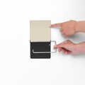 Suport hartie igienica, Brabantia, Soft Beige, 13.2x1.7x12.3 cm, otel, bej