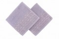Set 2 prosoape de maini 50x90 cm, 100% bumbac, Soft Kiss, Zarif  Purple