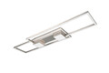 Plafoniera Albany, TRIO, 100x28x8 cm, 37W, 1x SMD, aluminiu, argintiu mat