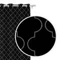 Draperie Marocco Czarna, Fashion Goods, 140x250 cm, poliester, negru