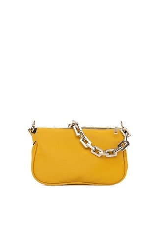 Geanta, begmori, 4780 - 58242 - yellow, satin, galben