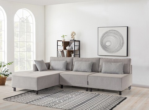 Coltar, Balcab Home, 825BLC2988, CADRU: LEMN DE FAG, Gri