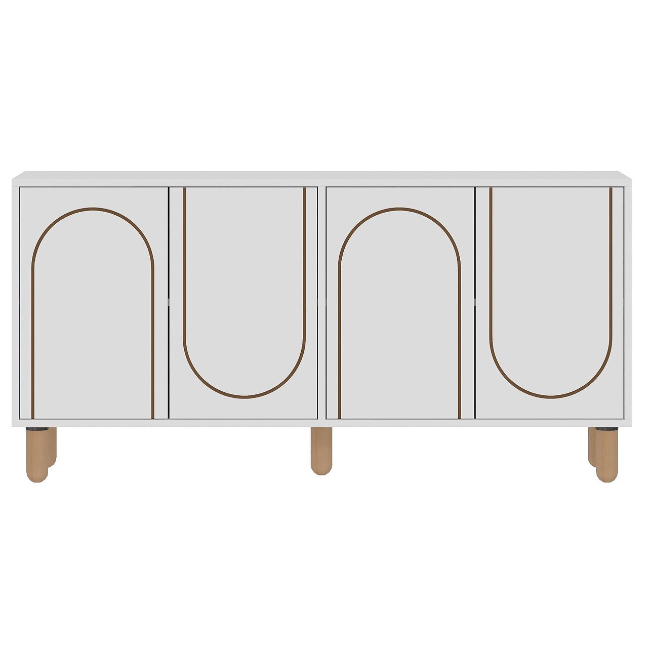 Consola, Odessa, Verona, 150x73x36 cm, Alb - 2 | YEO