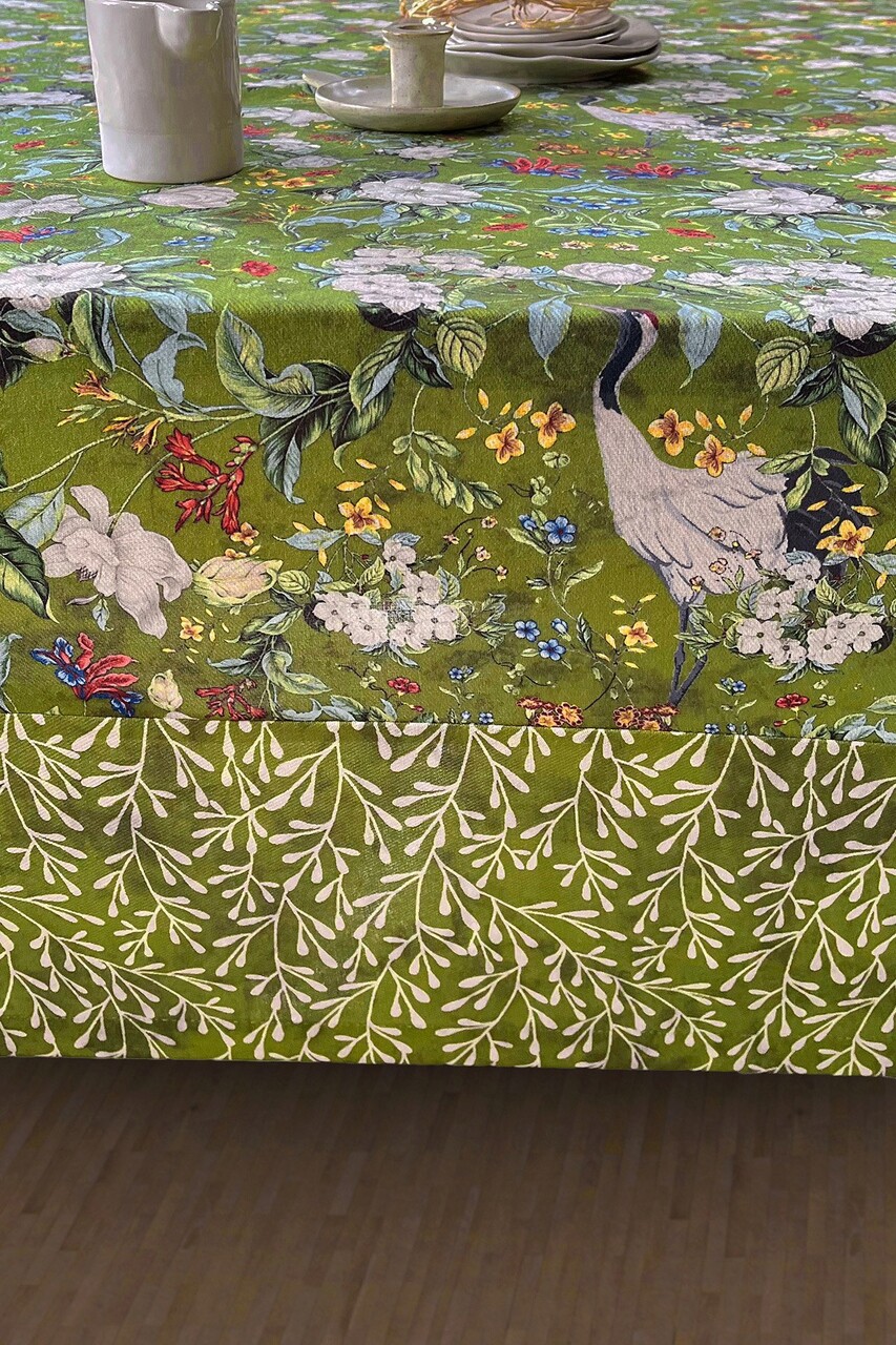 Fata de masa, SX - Kitchen, 626SRT1117, Poliester , Dimensiune: 160 x 160 cm (1 bucată), Verde