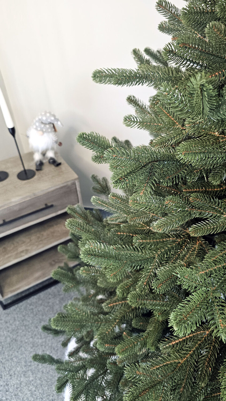 Brad artificial Christmas Deluxe by Sersimo, Viena verde, 3D, 250cm — imaginea 14