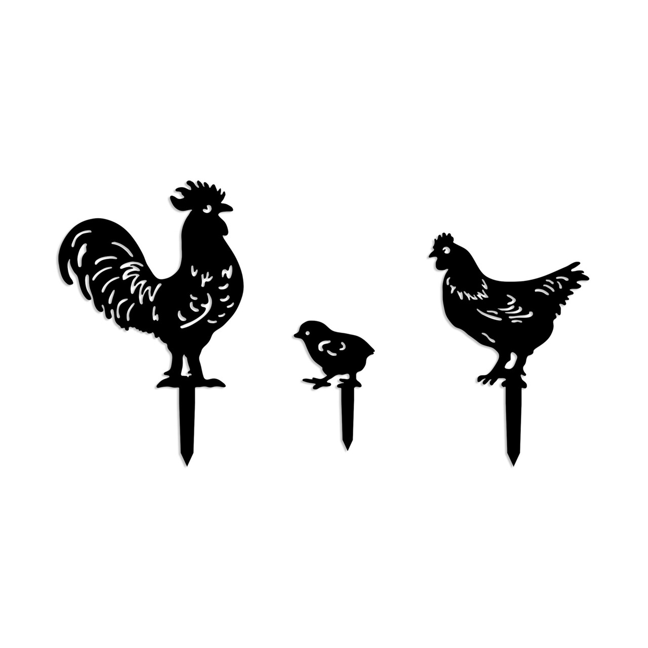 Obiect decorativ de grădină, Fam 04, Negru - imagine 4