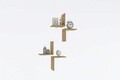 Raft de perete, Asse Home, Face, 28.2x31.8x19.6 cm, PAL, Maro