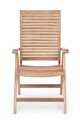 Scaun pliabil cu spatar reglabil gradina/terasa Maryland, Bizzotto, 61.5 x 64 x 109 cm, lemn de tec/otel