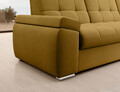 Coltar extensibil dreapta 3 locuri ELTAP, RT-45NU, Sado, 272x192x95 cm, lemn/poliester, mustar
