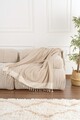 Cuvertura de pat, Baliksirti - Beige, PestemalLand, 90% bumbac / 10% poliester