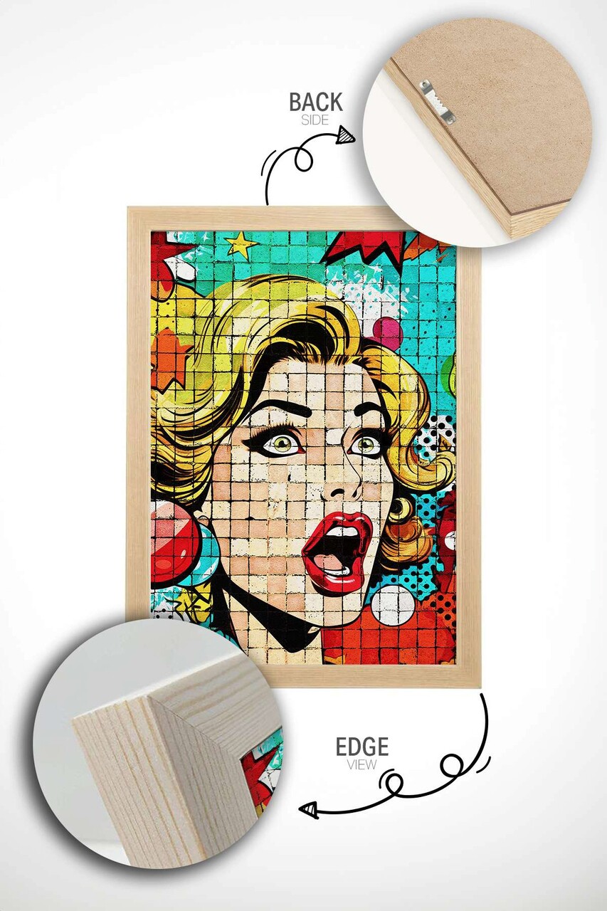 Tablou decorativ, Popmosaıc29, MDF, Multicolor - view 3
